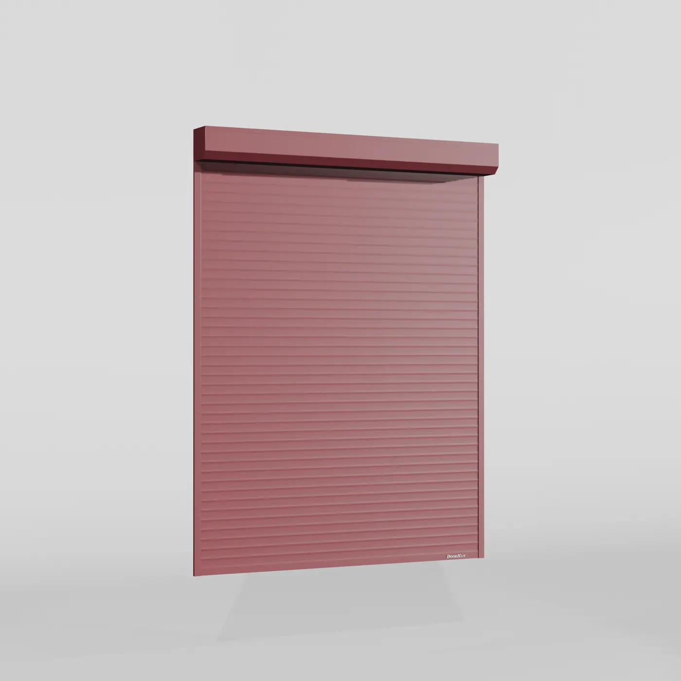 Рольставни DoorHan 2600х1000 цвета RAL 3005 (бордовый) невзломостойкие с автоматикой